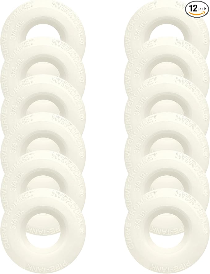 3/4 inch Hydroseal flexible tank adapter Bulkhead Fitting, Leak-Proof TPV Tank/Pipe Seal, No Glue, Aquaculture Hydroponics Filtration, garden hose bulkhead fitting, rain barrel bulkhead fitting