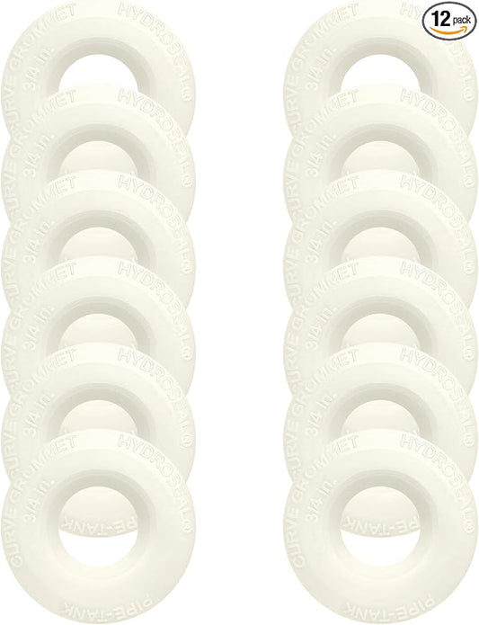 3/4 inch Hydroseal flexible tank adapter Bulkhead Fitting, Leak-Proof TPV Tank/Pipe Seal, No Glue, Aquaculture Hydroponics Filtration, garden hose bulkhead fitting, rain barrel bulkhead fitting