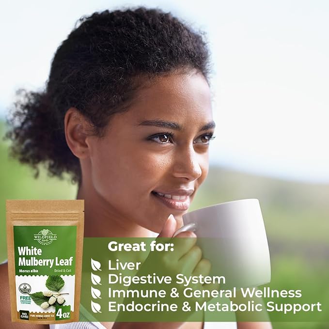4 oz. White Mulberry Tea Mulberry Leaf Herbal Tea (Morus Alba) - 113g Herb Hoja De Morera