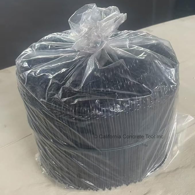 CCTI Rebar Tie Wire - 16 Gauge 6 Inch Black Soft Annealed Double Loop Bar Tie - 1000 Pack