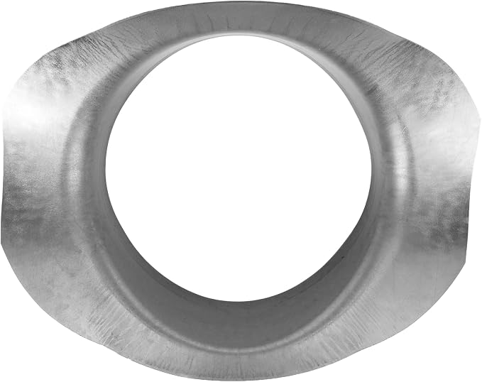 Repa Market Round 90 Degree Splitter for 10” Duct - 8" Outlet Branch Connector - Galvanized Steel Saddle Takeoff, Heavy Duty Supply/Exhaust Air Ventilation Duct Work Collar, Range Hood Duct Adapter
