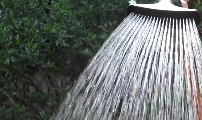 Dramm One Touch Fan Nozzle Handlheld Sprayer with Thumb Control Water Flow, Perfect for Water Restricted Areas When Watering Plants, Pots, Baskets, Vegetables, Green
