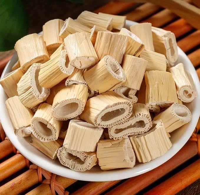 Dried Reed Rhizome- 7.05oz/200gPure Natural Chinese Herbal Medicine- Gan Lu Gen 干芦根 for Tea, Soup (Dried Phragmites Rhizome)