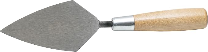 Marshalltown Archaeology Pointing Trowel with Leather Holster, Wood Handle, 5 x 2 1/2 Inch Steel Blade, Heavy-Duty, Assembled in USA, ATH50S