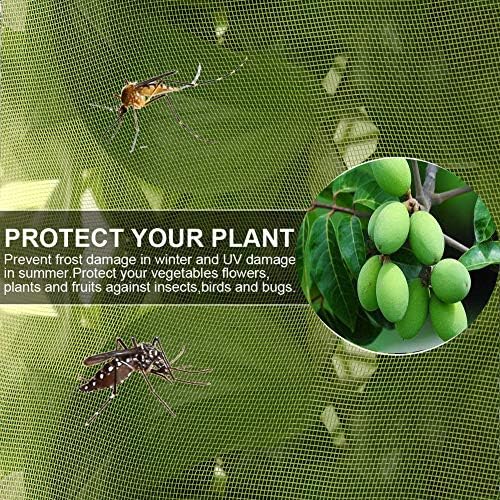 Plant Cover Bags, 4.6X 3.4 Feet Reusable Thicken Encrypted Garden Netting Mesh with Drawstring, Fruit Tree Plant Protect Netting, Plant Cover for Pest, Insect Bird Barrier Netting (2 Pcs) - Image 5