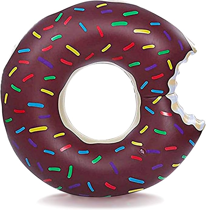 DMAR Donut Pool Float - Donut Tube & Ring for Beach & Pool