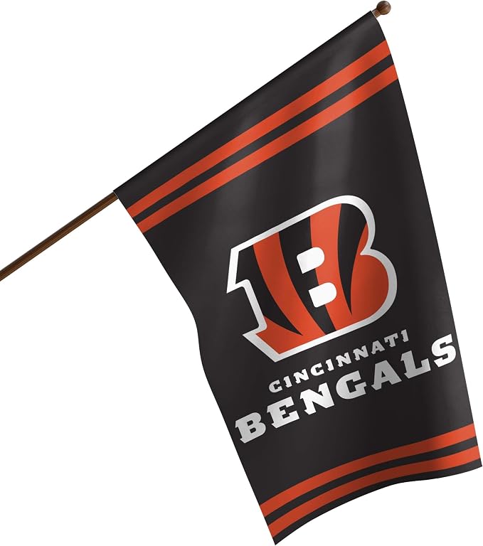 NFL Double Sided Team Logo Vertical Flag (40" x 28")