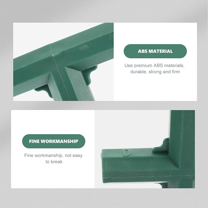 Yardwe 20Pcs 16mm Greenhouse Frame Connector, 5 Types Stable Gardening Pipe Fitting for Plant Support, Tomato Trellis Brackets, Joint for Stakes & Tubes