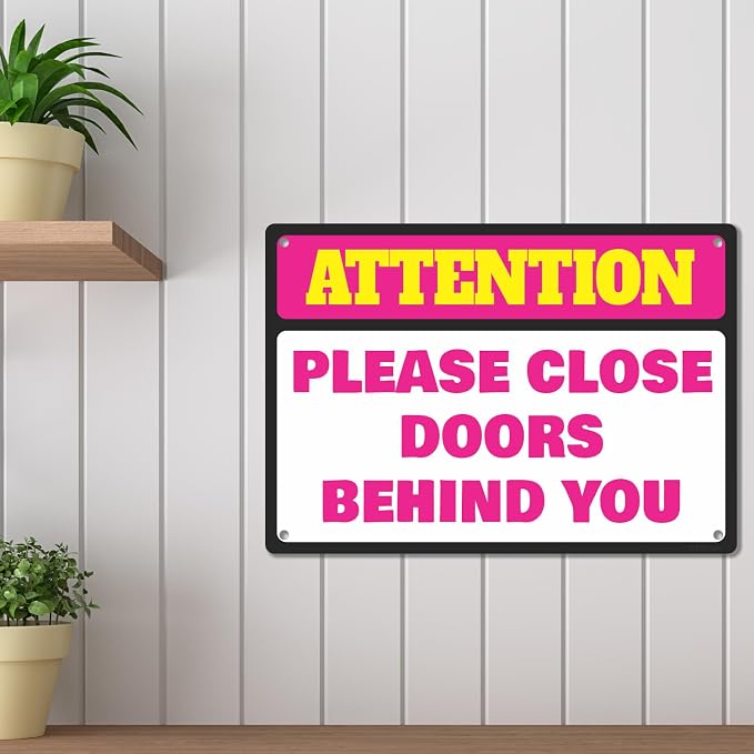 Custom Metal Sign for Outdoor and Indoor made from weatherproof non rusting aluminum. Full Color, UV Ink lasts years. Customized No Trespassing Signs, Personalized Delivery Signs for home or office. 6" x 8" - by ATX CUSTOM SIGNS