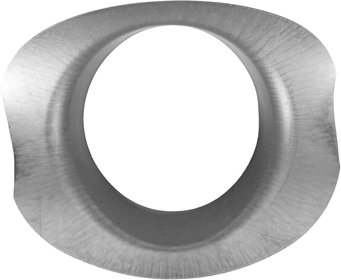 Repa Market Round 90 Degree Splitter for 8” Duct - 6" Outlet Branch Connector - Galvanized Steel Saddle Takeoff, Heavy Duty Supply/Exhaust Air Ventilation Duct Work Collar, Range Hood Duct Adapter