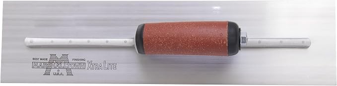 MARSHALLTOWN High Carbon Steel Finishing Trowel, 5 x 12 Inch Concrete, Masonry and Drywall Finishing Tool, Assembled in USA, MXS7DC