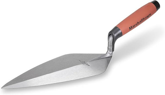 MARSHALLTOWN Brick Trowels, London Style, 11 x 4-7/8 Inch, DuraSoft Handle, Brickwork, Blockwork, Stonework, Masonry, Assembled in USA, 33 11FG