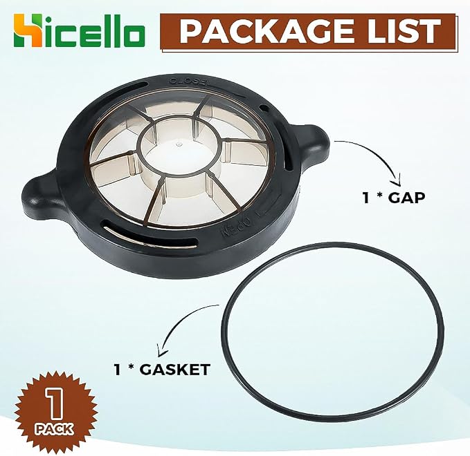 Upgrade Pool Pump Lid With O-Ring Gasket Fit 0.75hp 1hp 1.5 hp Pool Pump | Pump Parts Lid Compatible with Splapool Pureline Deluxe Pumps for 647252772,72728,72729,72730,PO12728CR,AC81361,NEP2134,16578