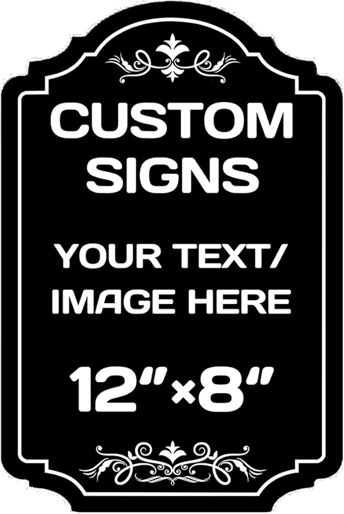 custom garden signs,Aluminum Weatherproof Metal Sign Multiple Sizes Personalized Text And picture Here,hazard sign,garden sign,custom door sign,Customised business signs