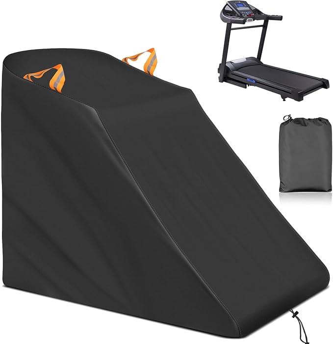 XYZCTEM Treadmill Cover Waterproof Dustproof Running Machine Cover Exercise Workout Equipment Protective with Windproof Drawstring and Air Vents for Home Gym Indoor Outdoor