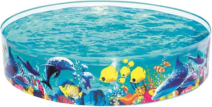72.0 x 72.0 x 15.0 inches (183 x 183 x 38 cm) Easy Set Pool Odyssey