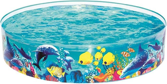 72.0 x 72.0 x 15.0 inches (183 x 183 x 38 cm) Easy Set Pool Odyssey