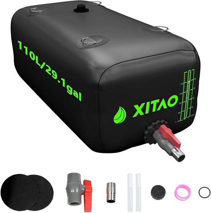 XITAO Water Bladder Storage Containers, Water Tank Foldable Portable Water Storage,Water Storage Bag Containers for RV, Camping, Garden, Irrigation, Drought Resistance, Firefighting