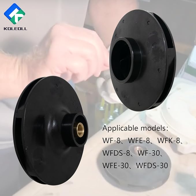 073130 Pump Impeller 2 HP Compatible with Pentair WhisperFlo WF-8 WFE-8 WFK-8 WFDS-8 WF-30 WFE-30 WFDS-30 1000 Series Pump