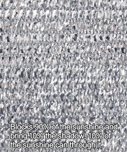 90% Reflective Aluminum Shade Cloth 6.5x12 FT with Grommets - Image 2
