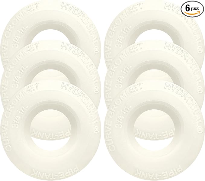 3/4 inch Hydroseal flexible tank adapter Bulkhead Fitting, Leak-Proof TPV Tank/Pipe Seal, No Glue, Aquaculture Hydroponics Filtration, garden hose bulkhead fitting, rain barrel bulkhead fitting