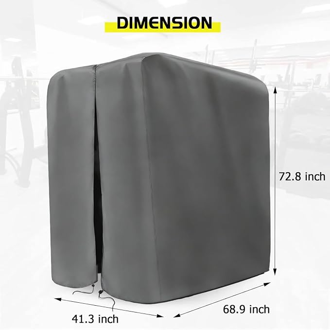 Protective Cover for Home Gym Set, Waterproof& Dustproof Home Excersize Equipment Set Cover for Gym Station-Indoor or Outdoor（Grey）