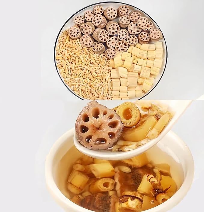Dried Reed Rhizome- 7.05oz/200gPure Natural Chinese Herbal Medicine- Gan Lu Gen 干芦根 for Tea, Soup (Dried Phragmites Rhizome)
