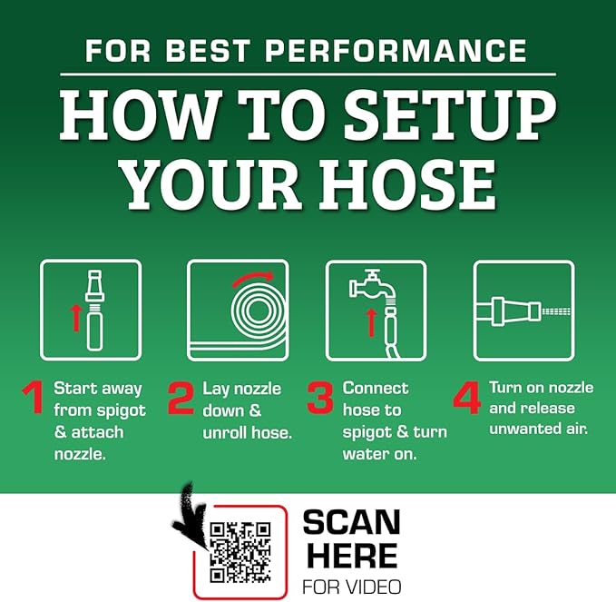 Flexzilla Colors SwivelGrip Garden Hose 5/8 in. x 50 ft., Lightweight All-Weather Water Hose, Durable and Flexible, Leak-Free Connections, Forest Green