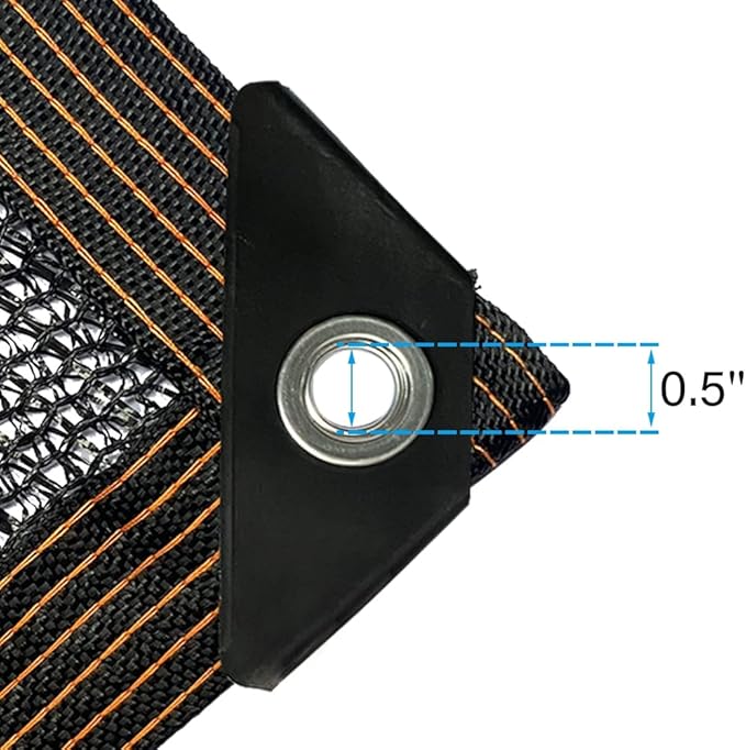 winemana 70% Shade Cloth for Garden- 4x6 FT Breathable Mesh Tarp for Vegetables & Plants, Outdoor Patio Sun Shade with Grommets - Chicken Coop, Dog Kennel Cover