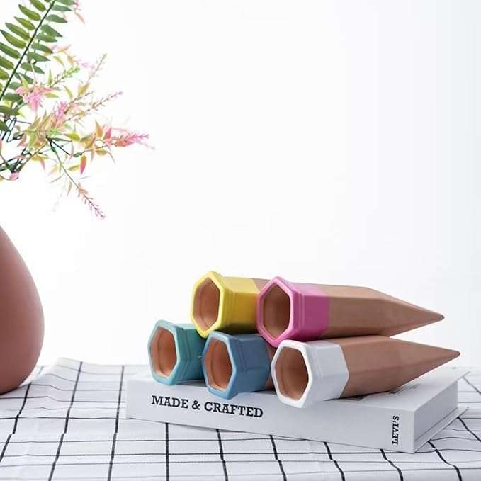 Terracotta Watering Spike Set, Self Watering Planter Insert, Automatic Plant Watering Devices for Vacation Care, Garden/Office/Outdoor/Indoor Plant Decoration