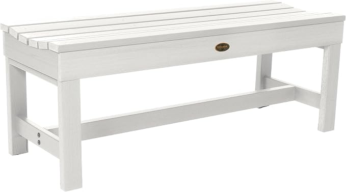 Sequoia Professional CM-BENSQ41-WHE Commercial Grade Weldon Backless Picnic Bench, 4ft, White