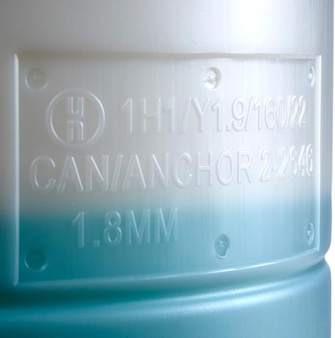 15 Gallon Drum | Tight Head Drum | Water Storage | Chemical Storage | 2" & 3/4" Fittings | Food Grade | BPA Free | HDPE |UN Rated | Natural Color