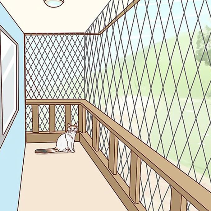 POYEE 25x100ft Bird Netting for Chicken Coop, 1 inch Mesh, Heavy Duty, Hawk Proof, Garden Protection, Fruit Tree Netting Against Squirrels, Deer