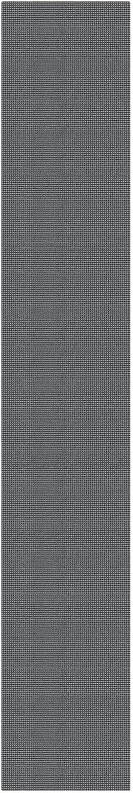 KOZYFLY Braided 2.5'x16' Runners Rugs for Hallway, Extra Long Washable Runner Rug, Woven Non Slip Kitchen Runner, Cotton Entryway Rug, Floor Carpet for Entry, Aisle, Hall, Grey/Dark Grey