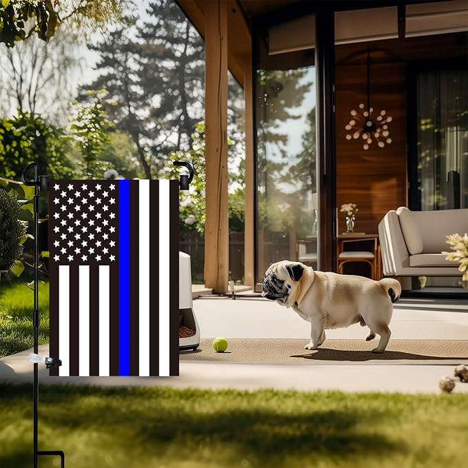 Garden Flag Pole Stand Holder,Akeydeco 10 Pack Garden Flags for Outside with Flag Stopper and Clip Waterproof Powder-Coated Paint for Flag Pole Holder for Outside House,Yard Flags for Outside