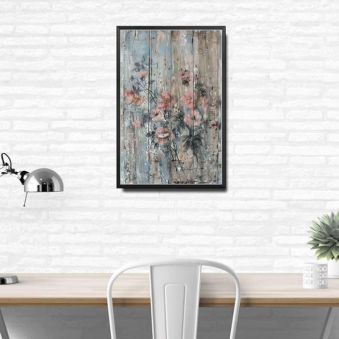 Metal Sign Tin Sign Vintage Wall Art Antique Artist's Touch Longevity Tin Sign for Rustic Wall Decor Corrosion Resistant Aluminum and Home Decor for Bar 6×8 Inches with Metal Frame