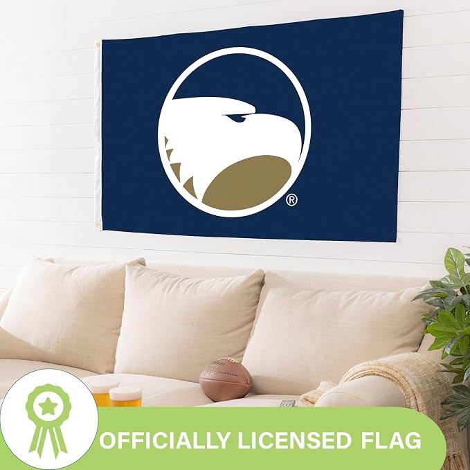NCAA Georgia Southern University Flag with Grommets, 3'x5' GSU Eagles Outdoor College Flags & Banners for Garden Patio Indoor Wall Décor