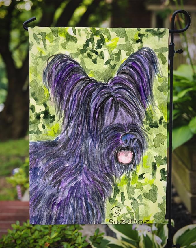 Caroline's Treasures SS8718GF Skye Terrier Garden Flag Mailbox Flag Decorative Yard Flag Banner Outside Patio Artwork Yard Flower Beds, Garden Size, Multicolor