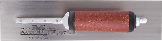 MARSHALLTOWN High Carbon Steel Finishing Trowel, 4.5 x 11 Inch Concrete, Masonry and Drywall Finishing Tool, Assembled in USA, MXS114DC