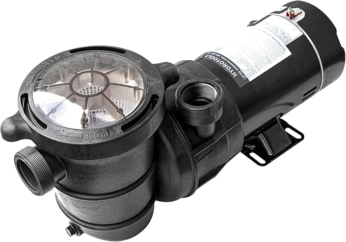 SWIMLINE HYDROTOOLS Above-Ground Pool Motor Pump, 2-Speed, Hydro-Flo 1.5 HP w/ 5820 GPH, Vertical | Variable Dual-speed Above-ground Pool Pump, 1.5 HP, 5, 820 GPH, Vertical Discharge, Strainer Basket, 115V, DOE-certified