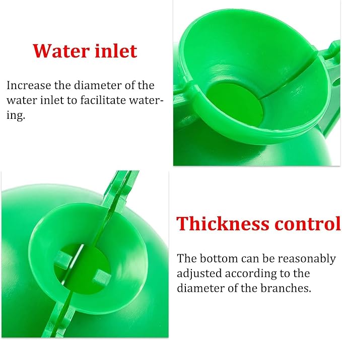 5PCS Propagation Stations Rapid Plugs Root, Plant Propagation Air Layering Pods Reusable Air Layering Propagation Kit Grafting Tool Take Root Box Plant Propagation Ball Root Starter