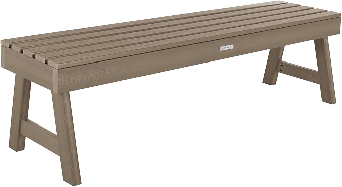 Highwood Weatherly Picnic Bench, 5ft, Woodland Brown