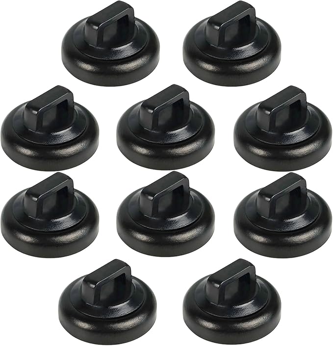 Magnet Zip Tie Mount Magnetic Zip Ties Mount Base Holder Multipurpose Wire Cable Holder Mount Wire Clips Management for Home Office Marine Electrical Wiring (D19 10 Pcs)