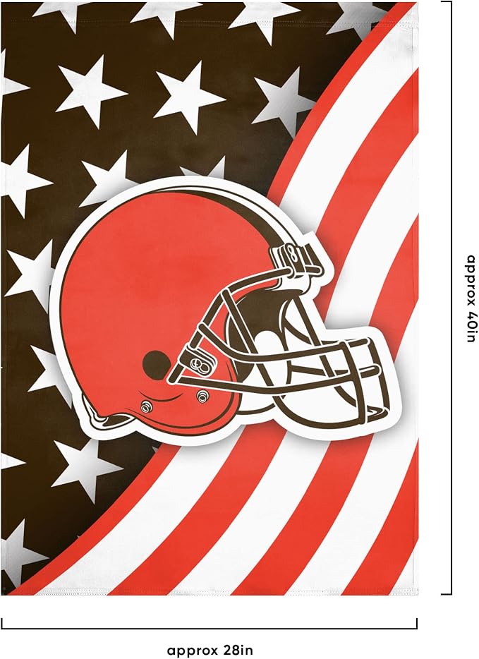 NFL Double Sided Team Logo Vertical Flag (40" x 28")