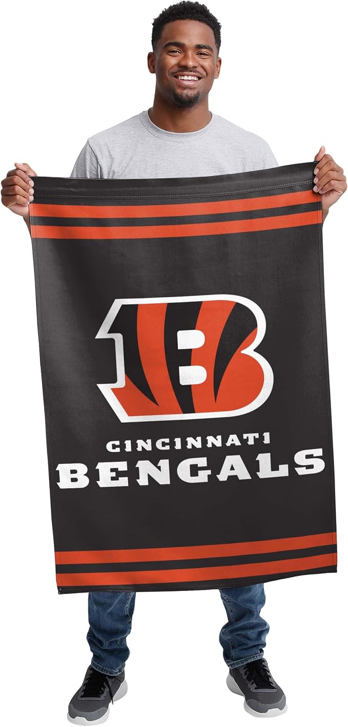 NFL Double Sided Team Logo Vertical Flag (40" x 28")