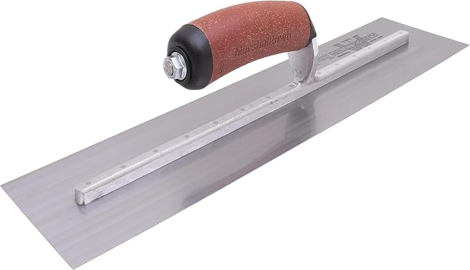 MARSHALLTOWN High Carbon Steel Finishing Trowel, 4 x 16 Inch Concrete, Masonry and Drywall Finishing Tool, Assembled in USA, MXS61DC