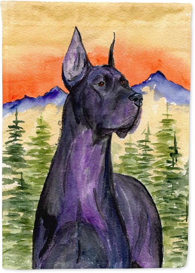 Caroline's Treasures SS8642GF Great Dane Garden Flag Mailbox Flag Decorative Yard Flag Banner Outside Patio Artwork Yard Flower Beds, Garden Size, Multicolor