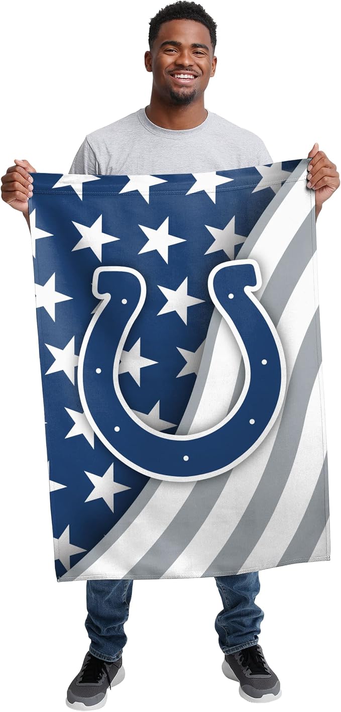 NFL Double Sided Team Logo Vertical Flag (40" x 28")