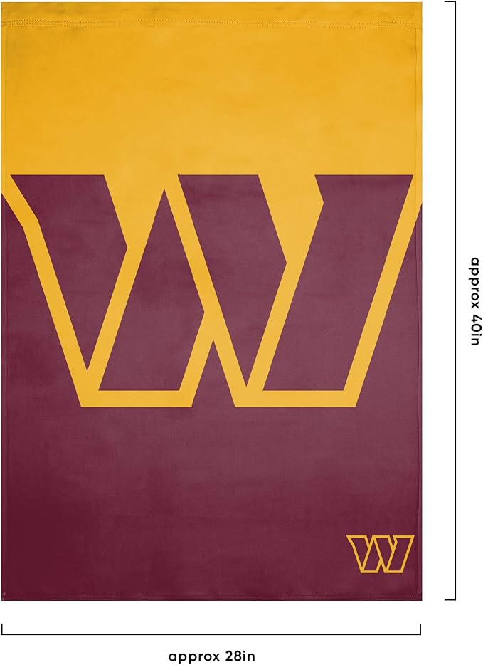 NFL Double Sided Team Logo Vertical Flag (40" x 28")