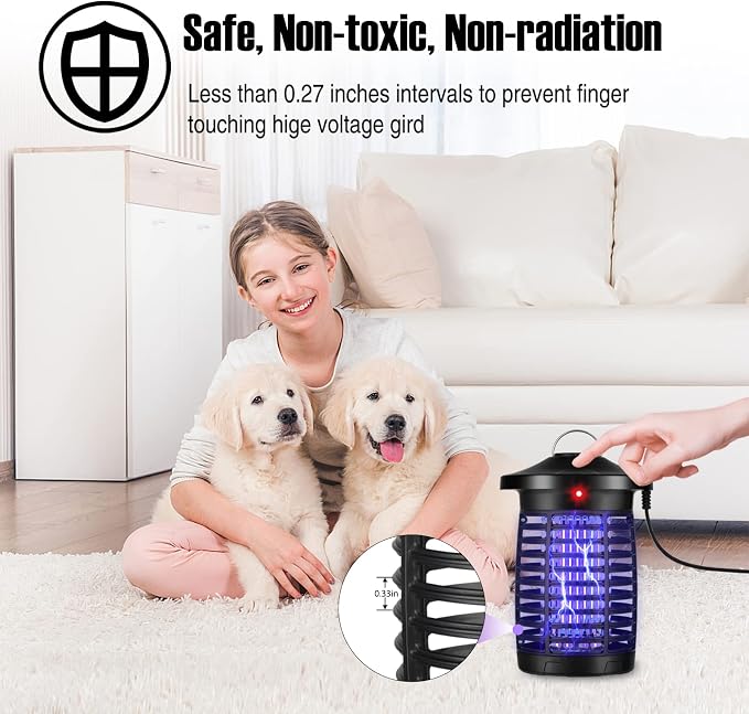 Bug Zapper Mosquito Killer, Outdoor Electric Mosquito Fly Killer